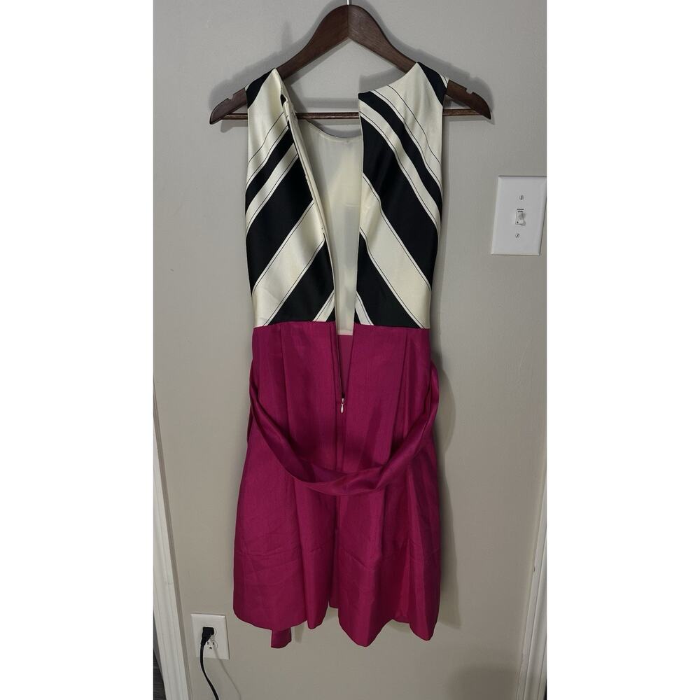 Eliza J New York Dress Size 6 Black/White Hot Pink S - Picture 8 of 10